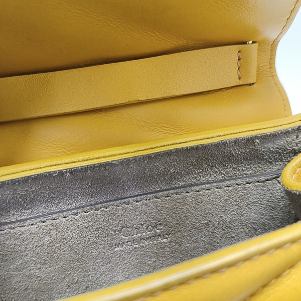Drew Nano Quilted Calfskin Yellow
