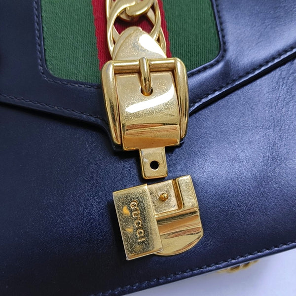 Sylvie Mini Calfskin Black