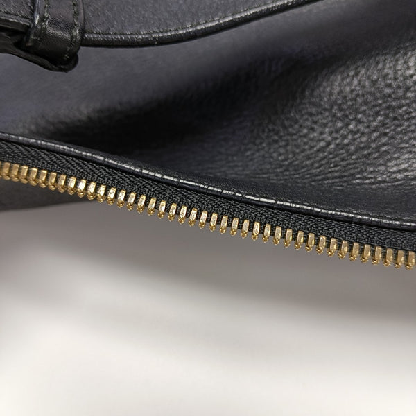 Calfskin Shoulder Bag Black