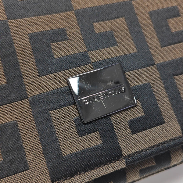 Fabric Shoulder Bag Black