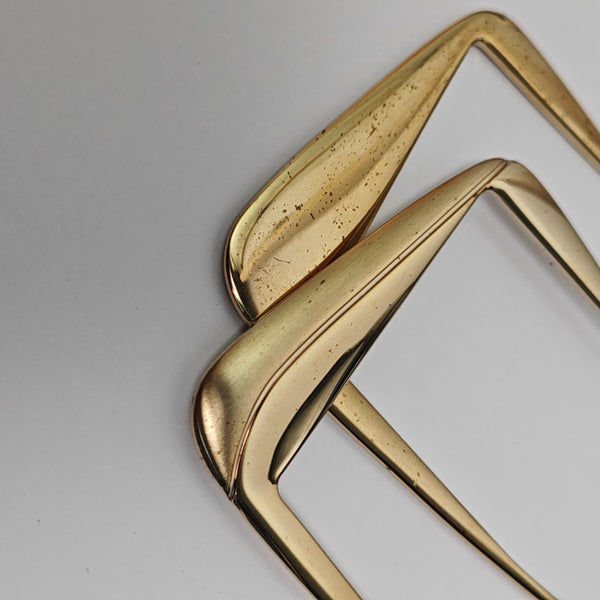 Metal Gold Stud Earrings