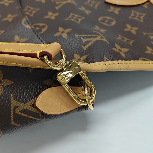 DIANE Monogram Coated Canvas Brown