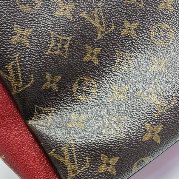 SURENE MM Monogram Coated Canvas Brown