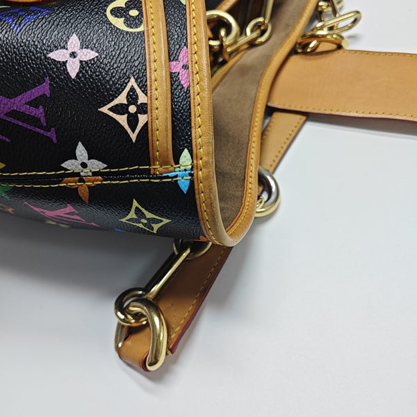 LV × TM ANNIE Monogram Coated Canvas Black