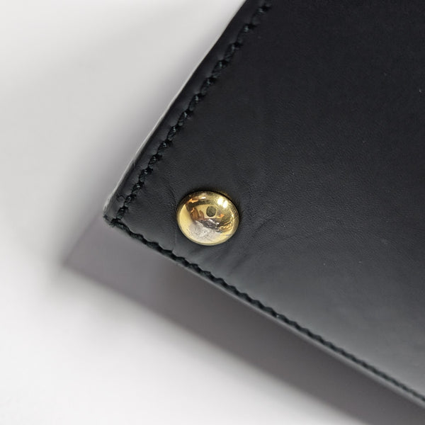 Padlock Small Calfskin Black