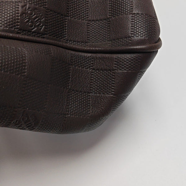 TADAO PM Damier Ebene Calfskin Brown