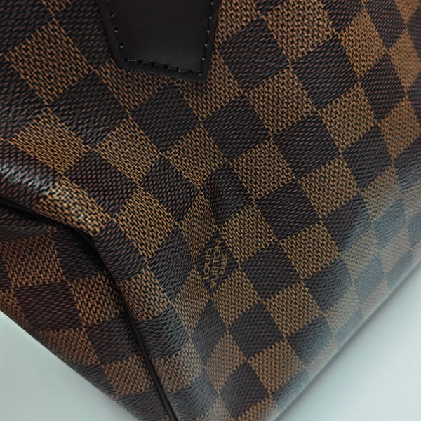 SPEEDY 25 Damier Ebene Coated Canvas Brown