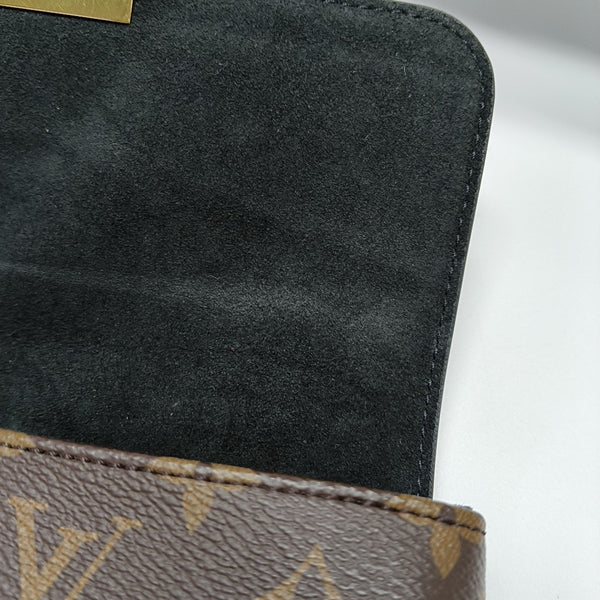 LOCKY BB Monogram Coated Canvas Brown