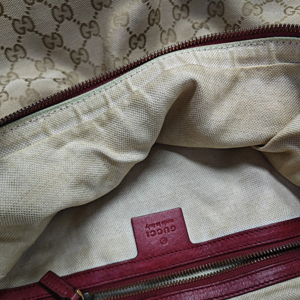 Monogram Canvas Shoulder Bag Beige