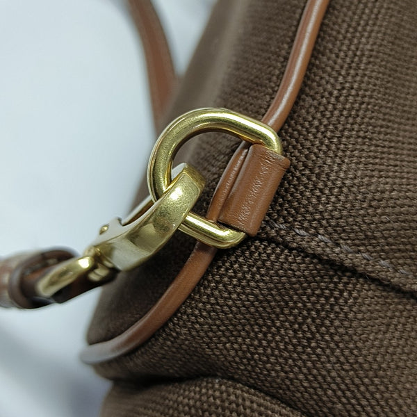 Fabric Backpack Brown