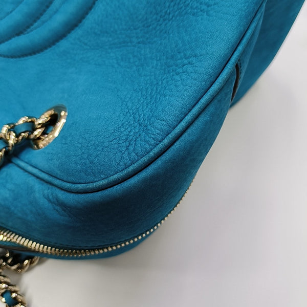 Soho Quilted Calfskin Blue