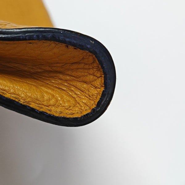 Calfskin Clutch Yellow