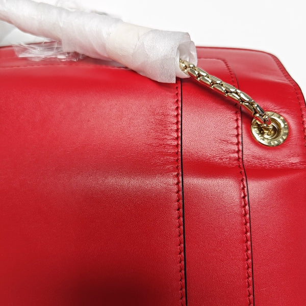 SERPENTI FOREVER Small Calfskin Red