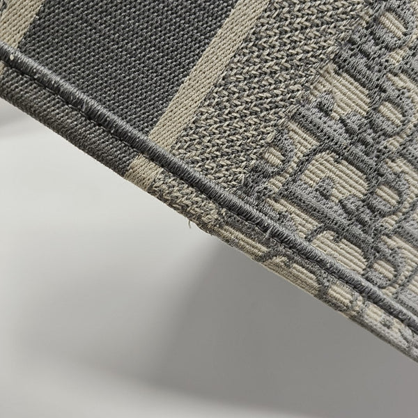 Book Tote Medium Oblique Canvas Gray