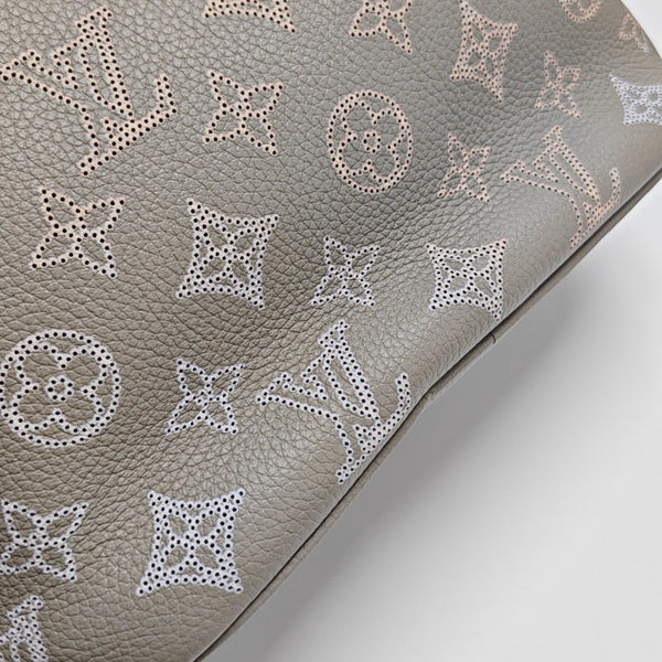 BLOSSOM PM Monogram Calfskin Gray