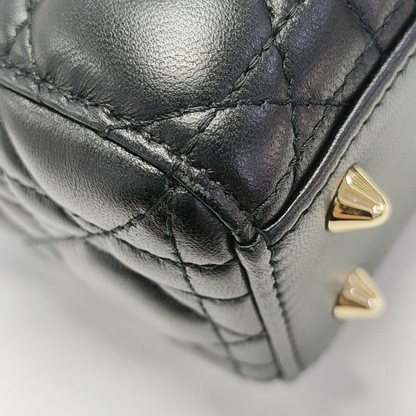 Lady Dior Small Cannage Lambskin Black