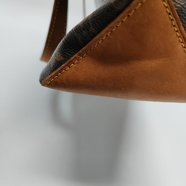 PIANO Monogram Coated Canvas Brown