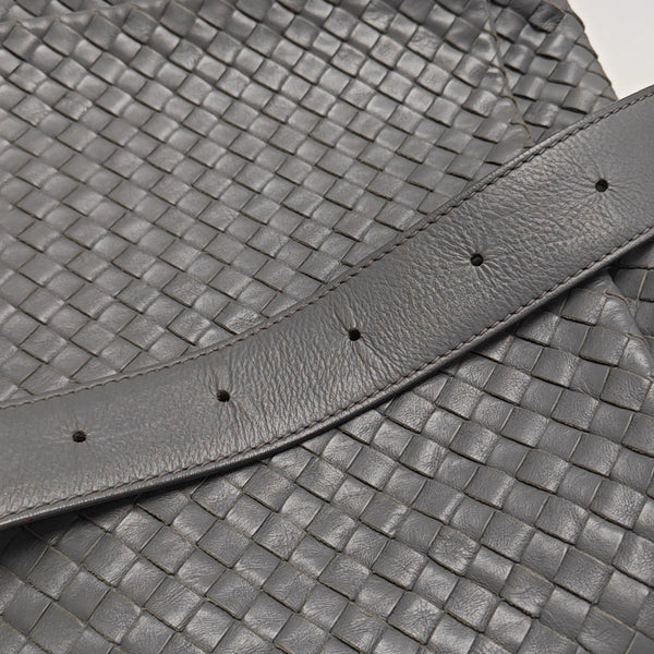 Calfskin Shoulder Bag Gray