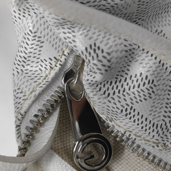 Hobo Coated Canvas White