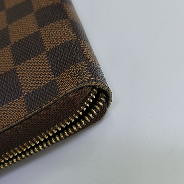 INSOLITE Damier Ebene Coated Canvas Brown Wallet