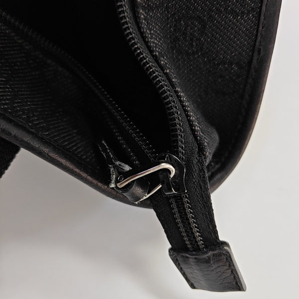 Monogram Canvas Tote Bag Black