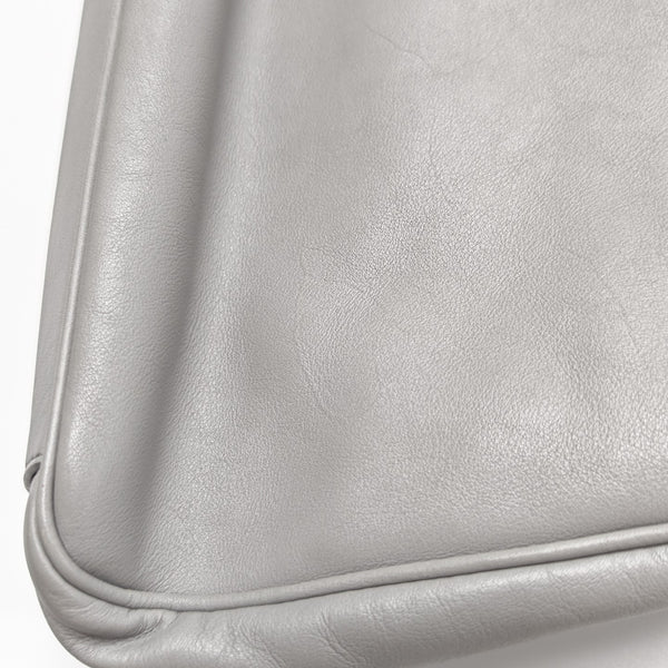 Calfskin Shoulder Bag Gray