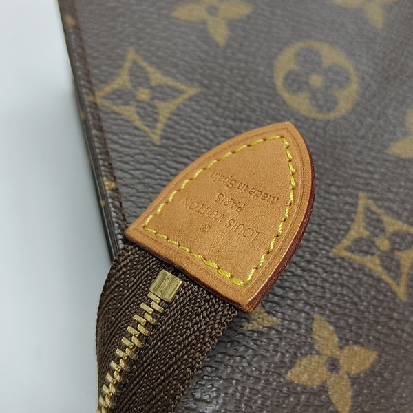TOILET POCKET 19 Monogram Coated Canvas Brown