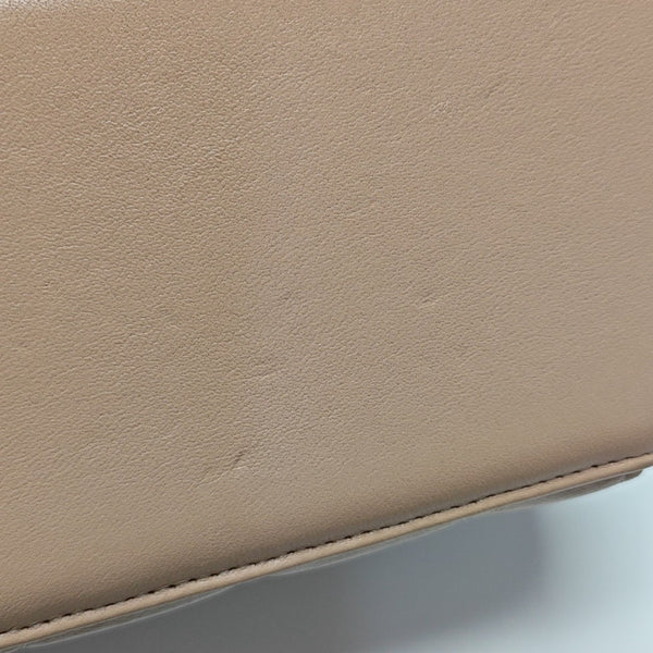 VANITY CASE Small Quilted Lambskin Brown