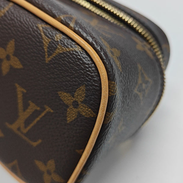 NICE Super Mini Monogram Coated Canvas Brown
