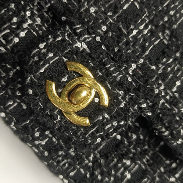 Wool Shoulder Bag Mini Black
