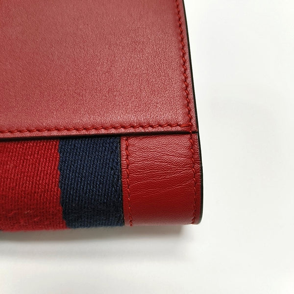 Authenticated pre-owned Sylvie Calfskin Red Wallet - Wallet at Looply