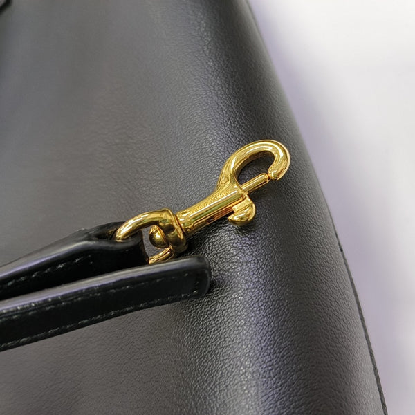 SHOPPING Calfskin Black