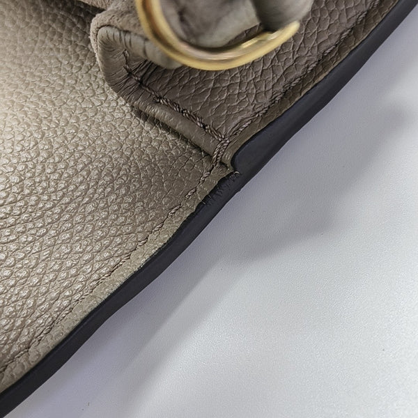 MÉTIS EAST WEST Monogram Calfskin Gray