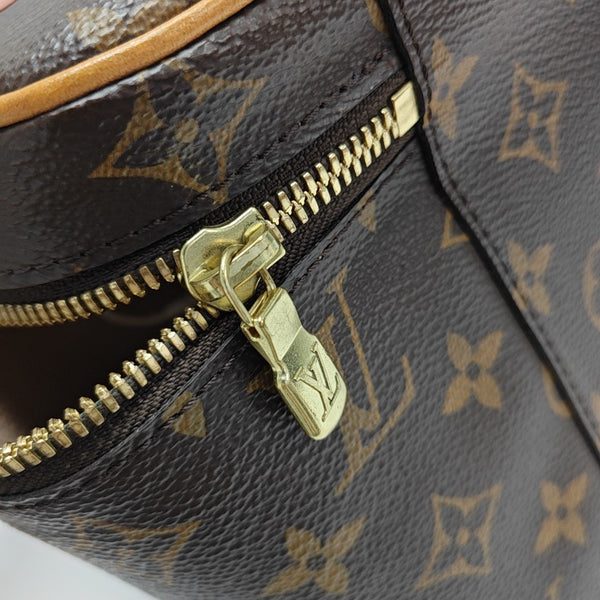 NICE BB Monogram Coated Canvas Brown