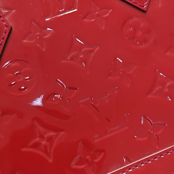 ALMA BB Monogram Patent Leather Red