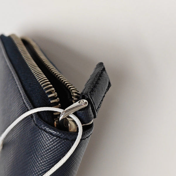 Saffiano Calfskin Wallet Blue