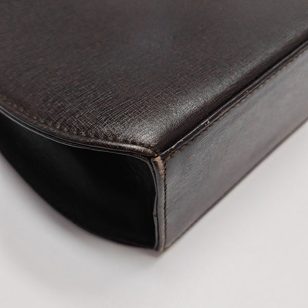 Calfskin Shoulder Bag Brown