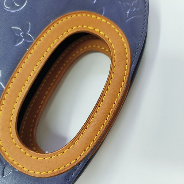 MAPLE DRIVE Monogram Calfskin Purple