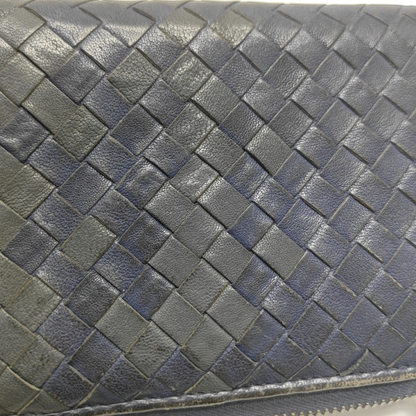 Lambskin Wallet Blue