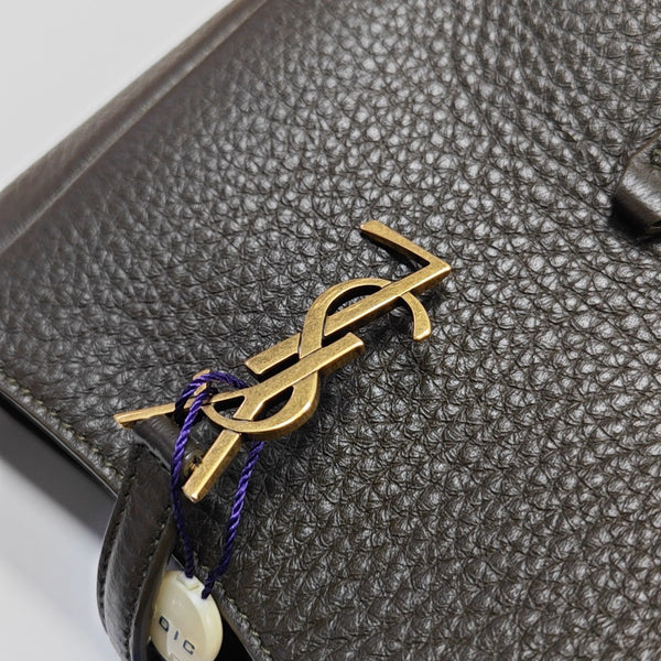 LE 5 À 7 Mini Calfskin Green