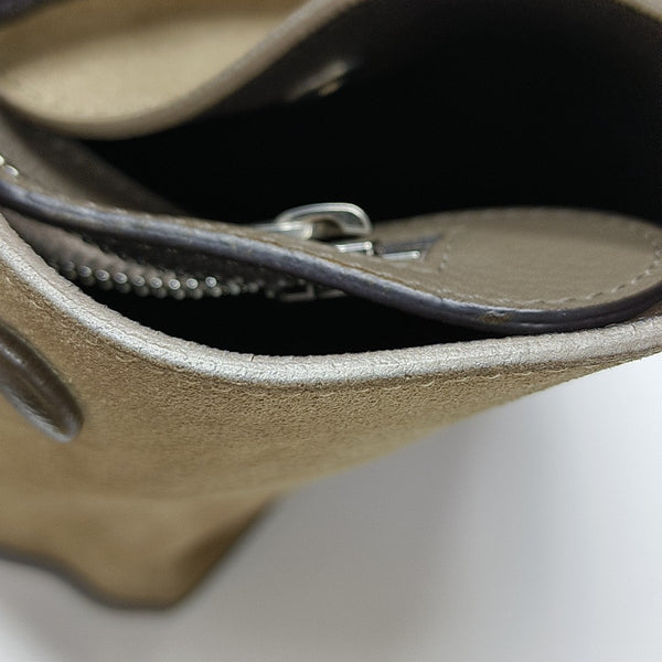 TRAPEZE Small Calfskin Gray