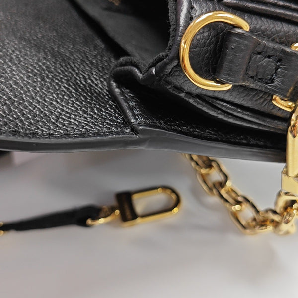 MÉTIS EAST WEST Monogram Calfskin Black