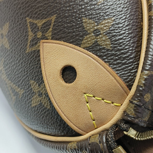 SPEEDY 25 Monogram Coated Canvas Brown