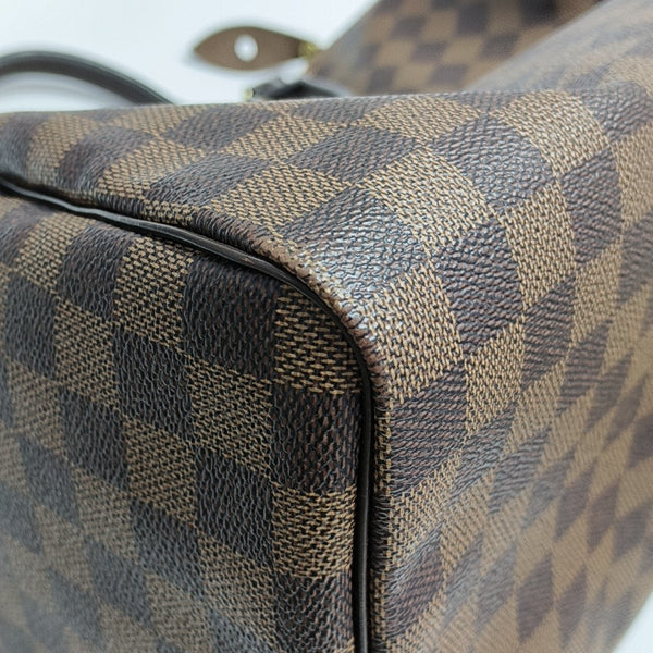 SPEEDY 35 Damier Ebene Lona Revestida Marrón