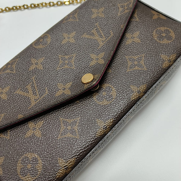 FÉLICIE Monogram Coated Canvas Brown