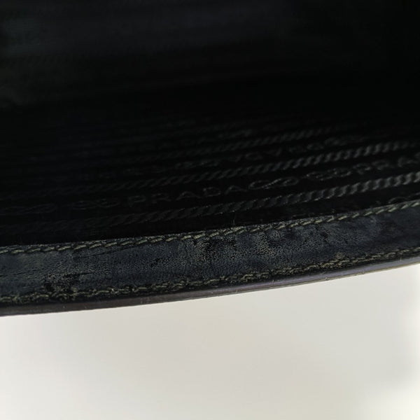 Saffiano Calfskin Crossbody Bag Black
