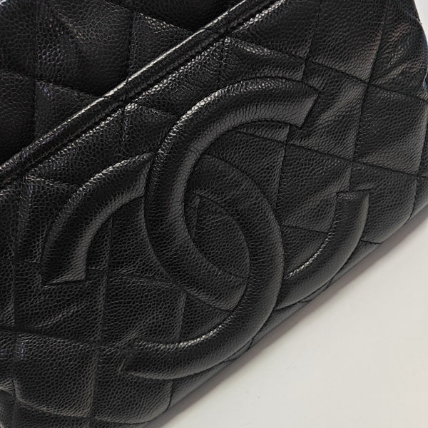 CC TIMELESS SOFT Quilted Grained Calfskin Black