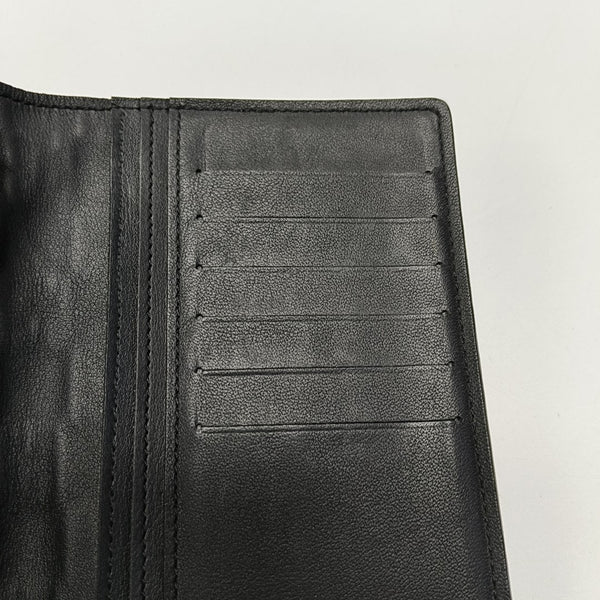 BRAZZA Damier Graphite Calfskin Gray Wallet