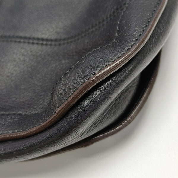 Calfskin Top Handle Bag Black