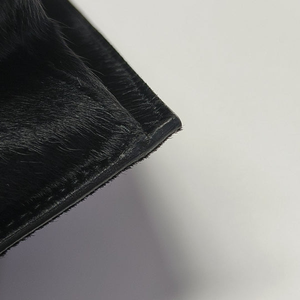 Horsehair Clutch Black